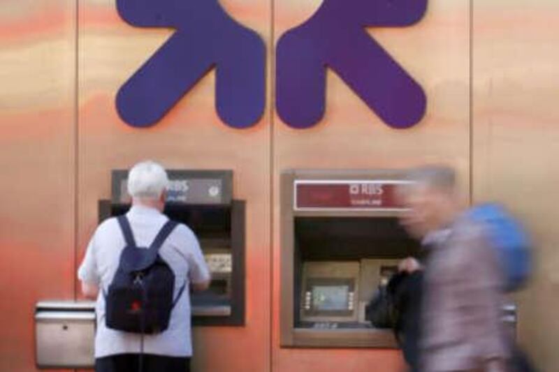Direct hit: RBS incurred a multi-billion pound loss from the global credit crunch.