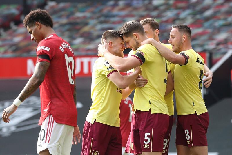 James Tarkowski 8 - United struggled to deal with the Burnley defender from set-pieces and he almost picked up an assist in the first half when flicking on towards Wood. Tarkowski then beat Maguire on a corner to head home Burnley's equaliser. Couldn't have played much better today. AP