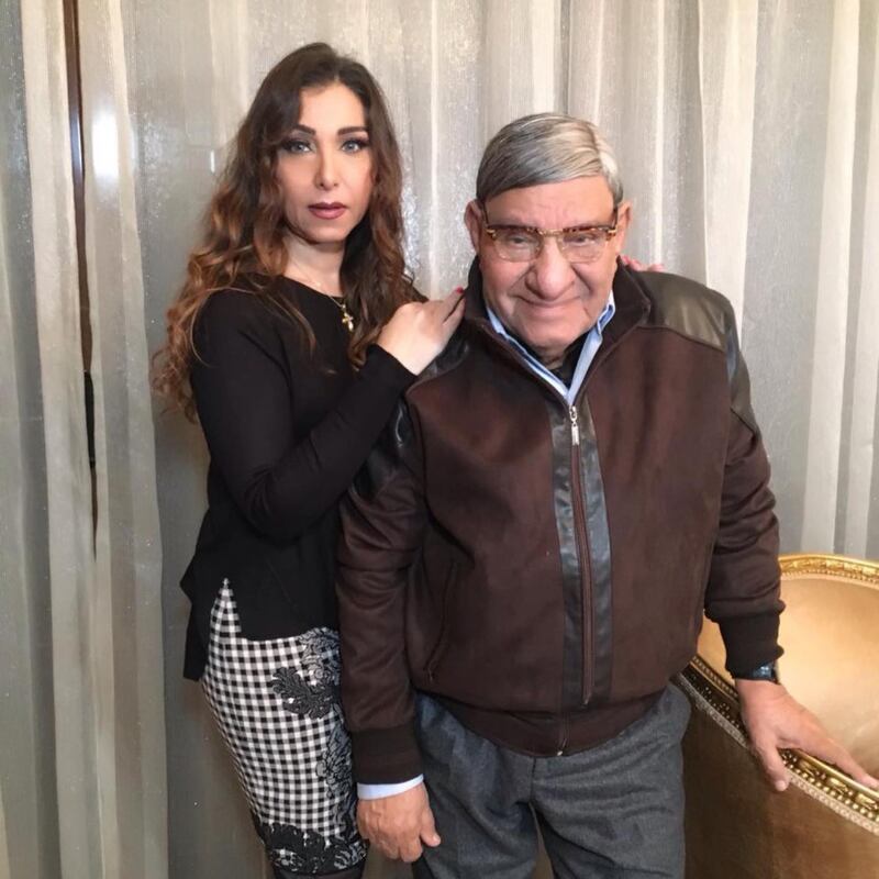 Hanan Moufid Fawzy with her father, Mufid Fawzy. @hananmoufidfawzy / Instagram