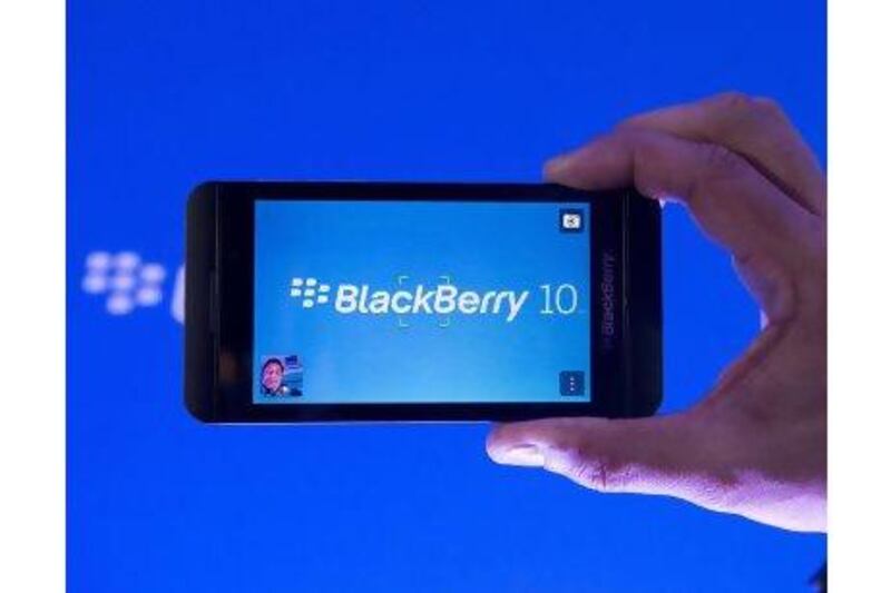 A reader says BlackBerry 10 will help the phone manufacturer to stay in the competition. Nathan Denette / AP Photo