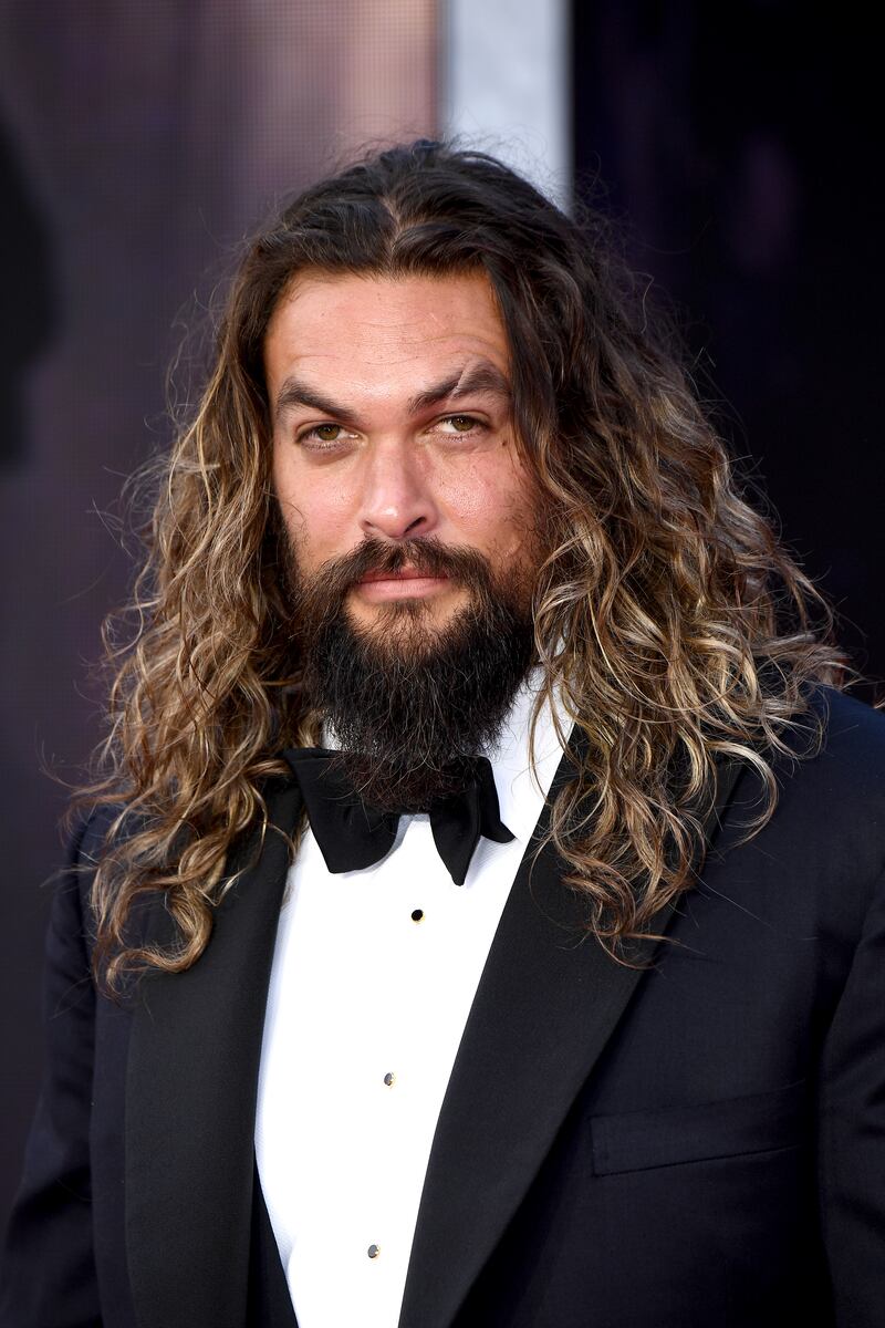 Aquaman actor and producer Jason Momoa attends the premiere. Photo: Getty