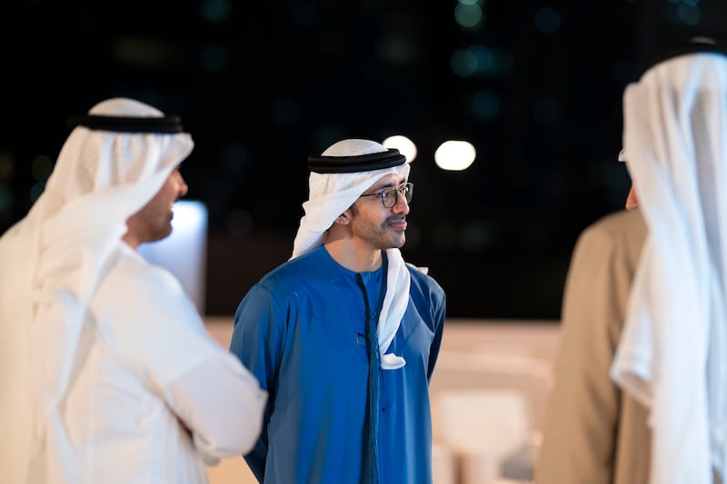 Sheikh Abdullah bin Zayed, Minister of Foreign Affairs, at the launch 