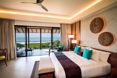 A guest room at the Anantara Kalutara property in Sri Lanka. Courtesy Anantara Kalutara