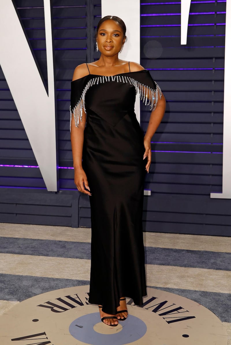 Jennifer Hudson arrives at the 2019 Vanity Fair Oscar Party. Reuters