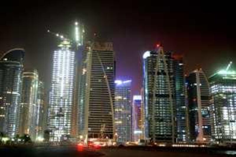 DUBAI, UNITED ARAB EMIRATES – May 18: View of the Jumeirah Lake Towers in Dubai.  (Pawan Singh / The National) *** Local Caption ***  PS03-JLT.jpg