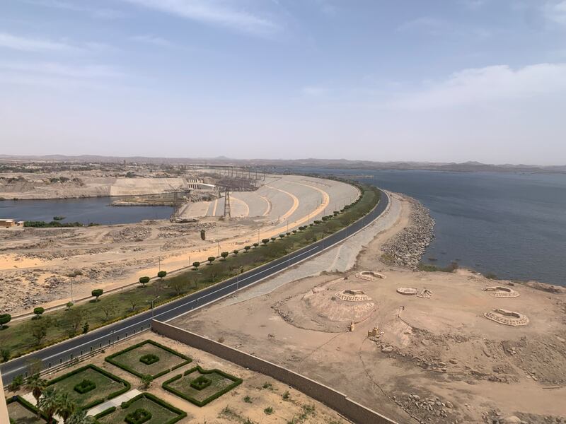 Aswan High Dam, built between 1960 and 1970, helped control the natural flooding of the Nile and create Lake Nasser, a reservoir of fresh water. Hamza Hendawi / The National