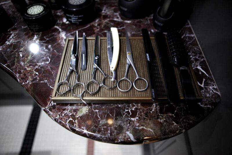 room to groom: Gentlemen’s Tonic, an all-male salon, was founded in London and now has branches in Hong Kong, New Delhi, Dubai and at Emirates Palace Spa in Abu Dhabi, where an annual membership costs Dh24,990.