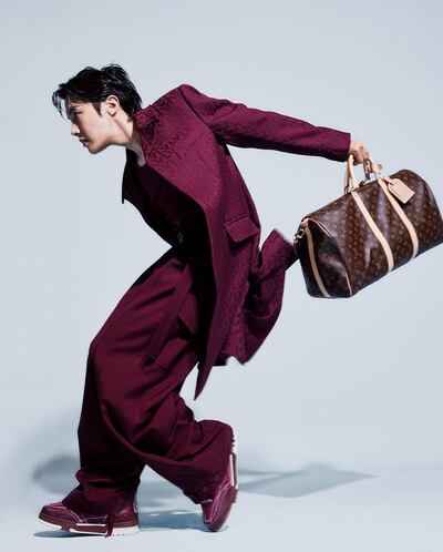 This is the K-pop singer's first individual campaign for the brand. Photo: Louis Vuitton