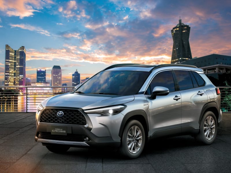 Design cues come courtesy of Toyota's C HR and Rav4