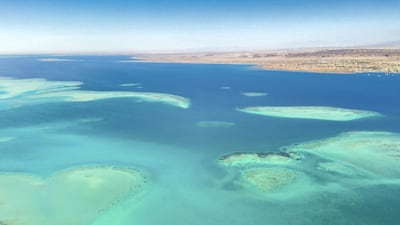 The site of the $500bn Neom project in the Tabuk province of north-western Saudi Arabia. Image: SCTH