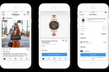 Shopping from Creators is an in-app tool that allows influencers to sell products they promote online. Photo: Instagram 