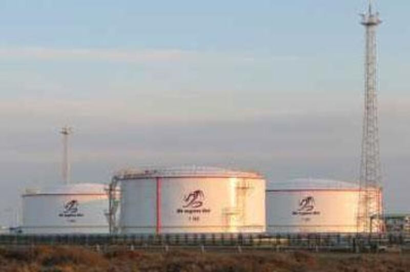 Dragon Oil's processing facility in the town of Hazar, on the Western coast of Turkmenistan: Enoc's takeover of the company is now complete.