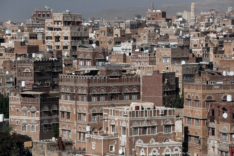 Unesco-listed buildings in the old city of Sana'a, Yemen. EPA