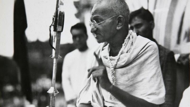 Mahatma Gandhi practiced non-violence against British rule in India / AP