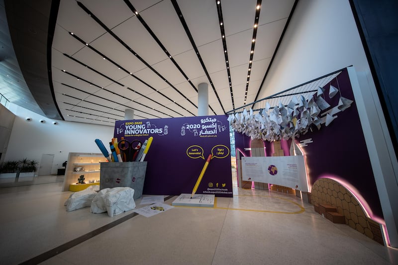 Expo Young Innovators Exhibition,Terra - The Sustainability Pavilion, Expo 2020 Dubai. Expo 2020 Dubai