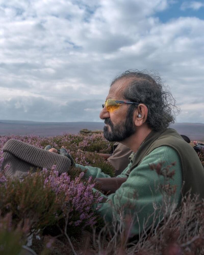 Sheikh Mohammed bin Rashid, Vice President and Ruler of Dubai, in Yorkshire. 