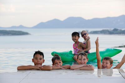 A luxury island escape on Thailand's Koh Samui is a family-friendly pick this winter. Courtesy Samujana