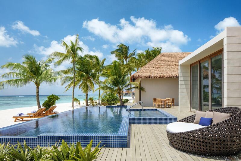 A two-bedroom family beach suite with private pool. Radisson Blu