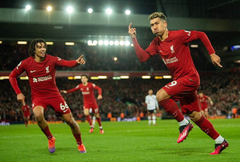 Roberto Firmino (Gakpo 79') - 8. The Brazilian is set to leave Liverpool at the end of the season, but the club might be keen to convince him to stay after this brilliant cameo. Credited with the assist for Salah's second then scored Liverpool's seventh with a fine finish. EPA
