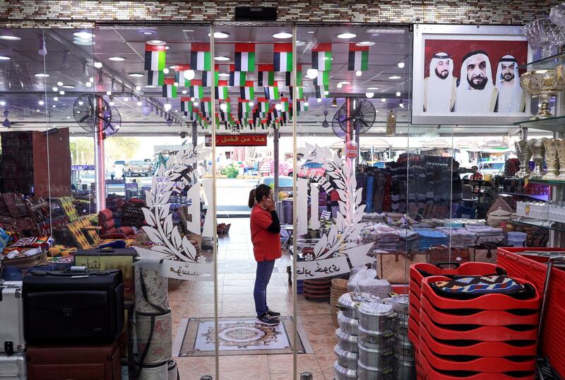 Abu Dhabi, United Arab Emirates, November 11, 2020.  Shop owners in Mina Zayed for a piece on how their shops will soon be demolished and replaced by new markets.
Victor Besa/The National
Section:  NA
Reporter:  Haneen Dajani