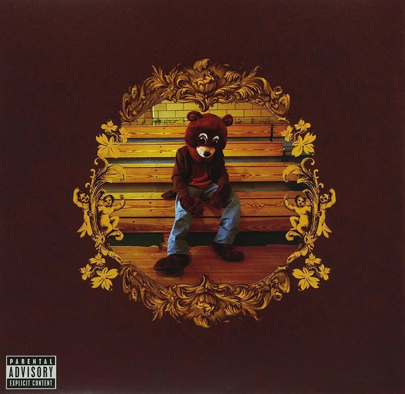 Kanye West announced himself with the brilliant 2004 debut album 'The College Dropout'. Photo: Roc-A-Fella and Def Jam