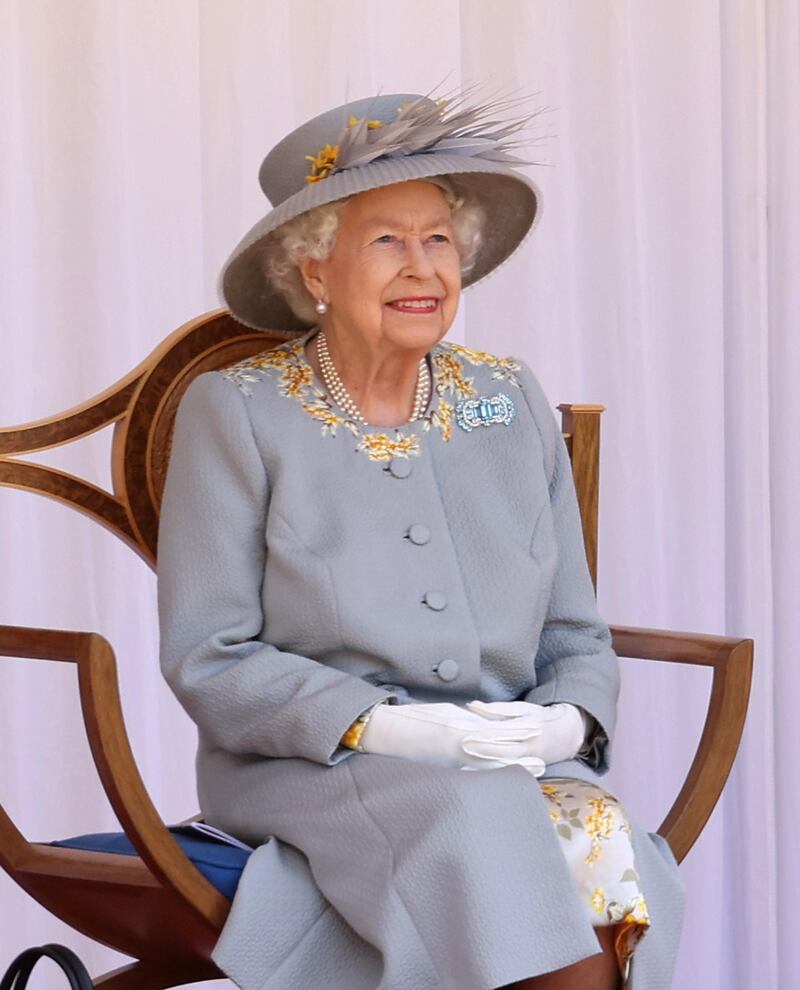 The Queen appeared to be in good spirits, fresh from welcoming world leaders at the G7 summit in Cornwall. Reuters