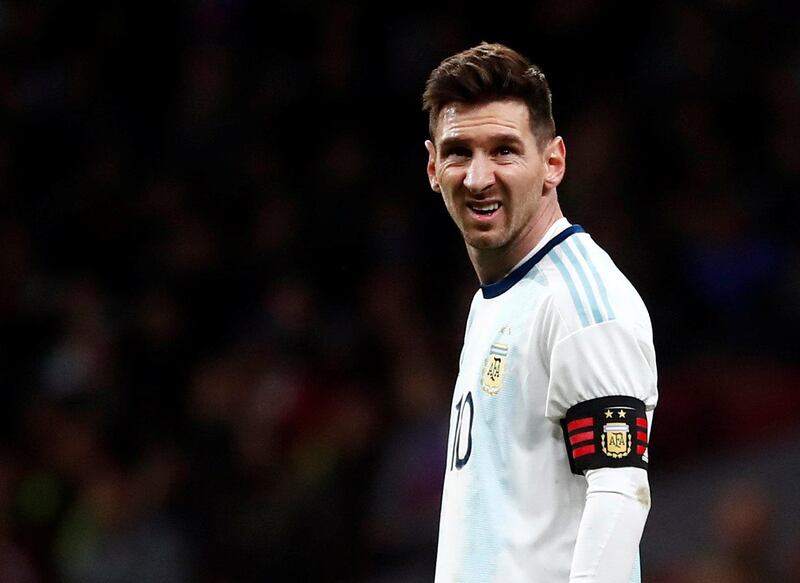 Soccer Football - International Friendly - Argentina v Venezuela - Wanda Metropolitano, Madrid, Spain - March 22, 2019  Argentina's Lionel Messi looks dejected  REUTERS/Juan Medina     TPX IMAGES OF THE DAY