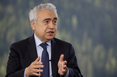 Fatih Birol, executive director of the International Energy Agency, in Davos. Photo: Bloomberg