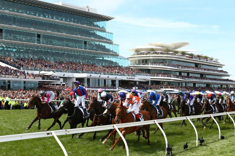 Craig Williams rides Vow and Declare to win the Melbourne Cup. Getty Images