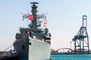 UAE will join efforts by other nations to protect shipping corridors. The British have provided HMS Montrose to the cause. AFP