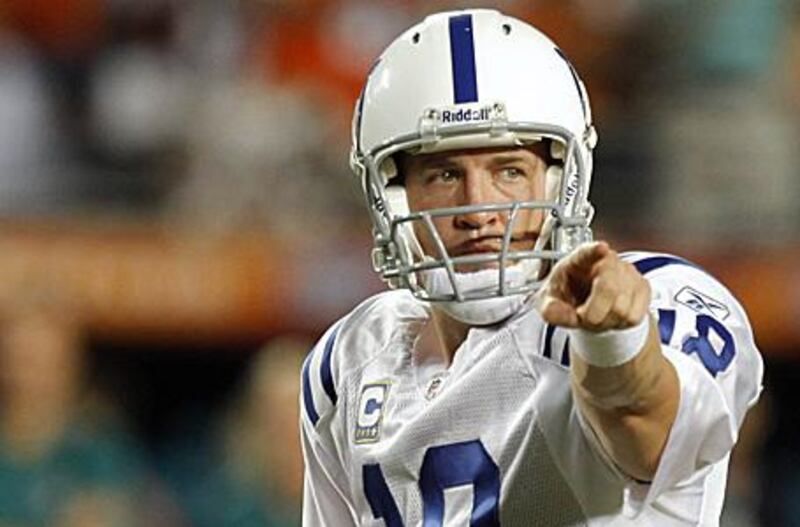 Peyton Manning now has 119 victories with the Indianapolis Colts.