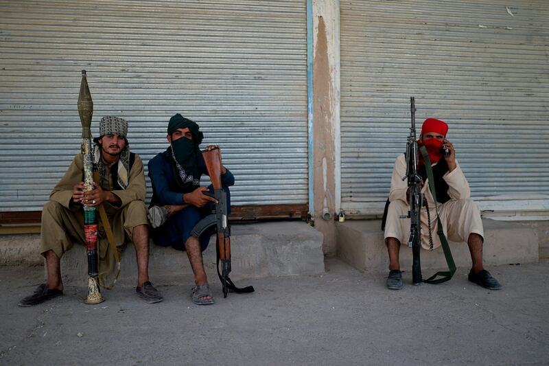 Local fighters answering to Ismail Khan say they are ready to defend the people of Herat city in Afghanistan. Charlie Faulkner / The National