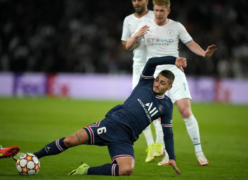 CM Marco Verratti (PSG) - It’s not easy to command midfield when talented, energetic Manchester City are all over your territory. But PSG’s Italian tempo-setter did. The main man in the 2-0 win. AP