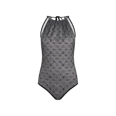 Louis Vuitton one-piece swimsuit. Courtesy Louis Vuitton