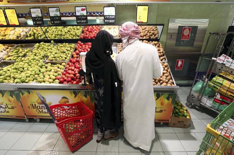 Abu Dhabi, United Arab Emirates - May 05, 2019: People shopping for Ramadan. Sunday the 5th of May 2019. Al Wahda Mall, Abu Dhabi. Chris Whiteoak / The National