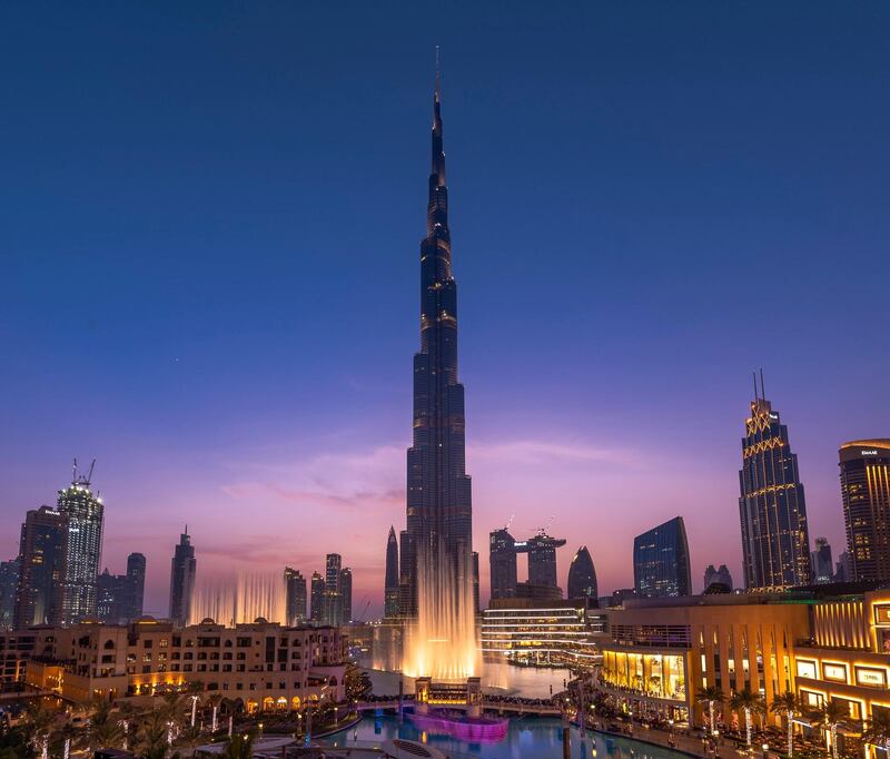 'Baby Shark' has been added to The Dubai Fountain's repertoire. Courtesy Emaar