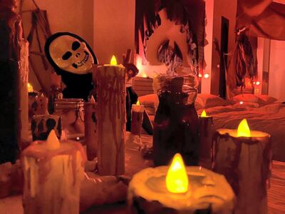 It's spooks and scares galore in a Halloween-themed villa at Hilton Ras Al Khaimah