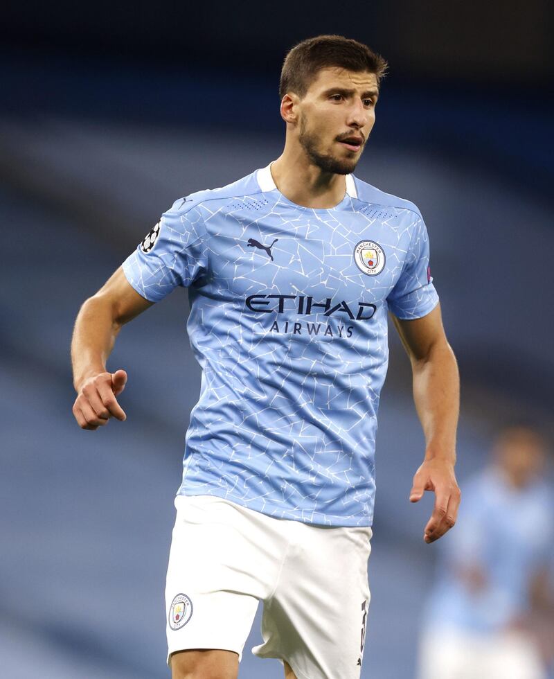 Manchester City's Ruben Dias finished ahead of Tottenham forward Harry Kane and his City team-mate Kevin de Bruyne as Football Writers’ Association’s Footballer of the Year. PA