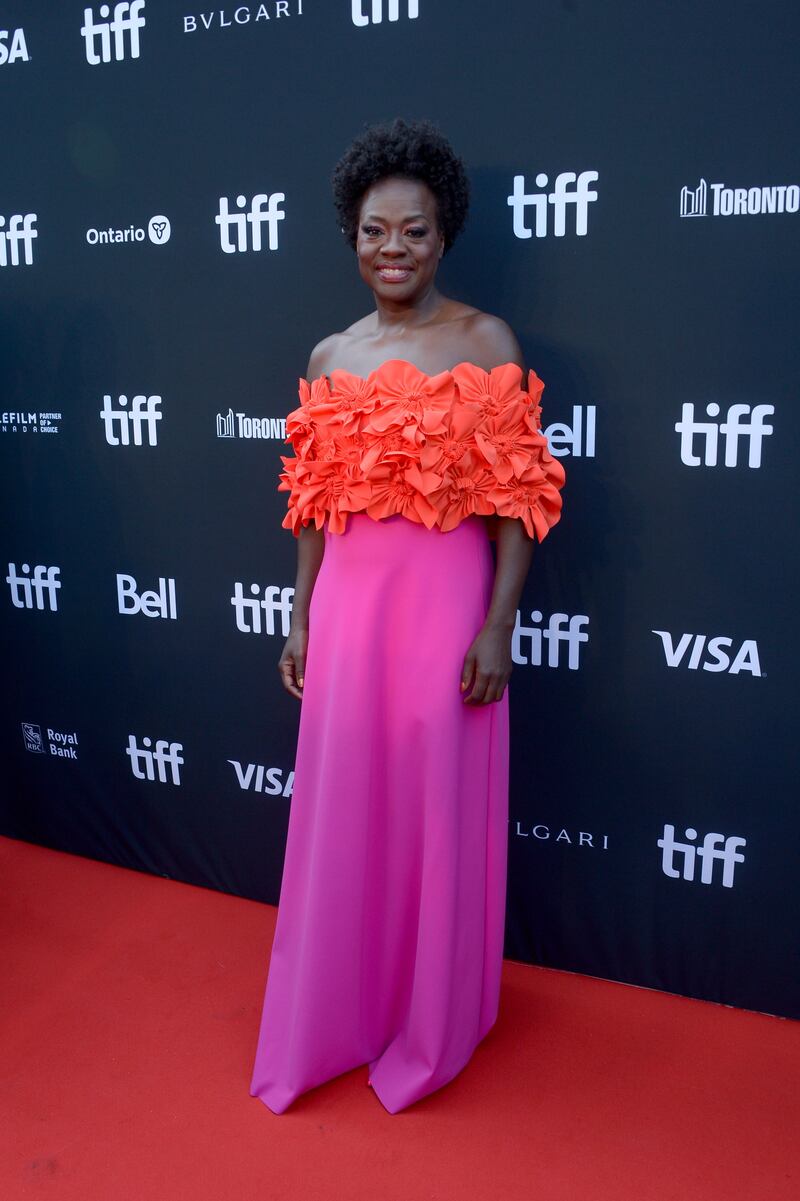 Viola Davis attends 'The Woman King' premiere at Roy Thomson Hall. Getty Images / AFP