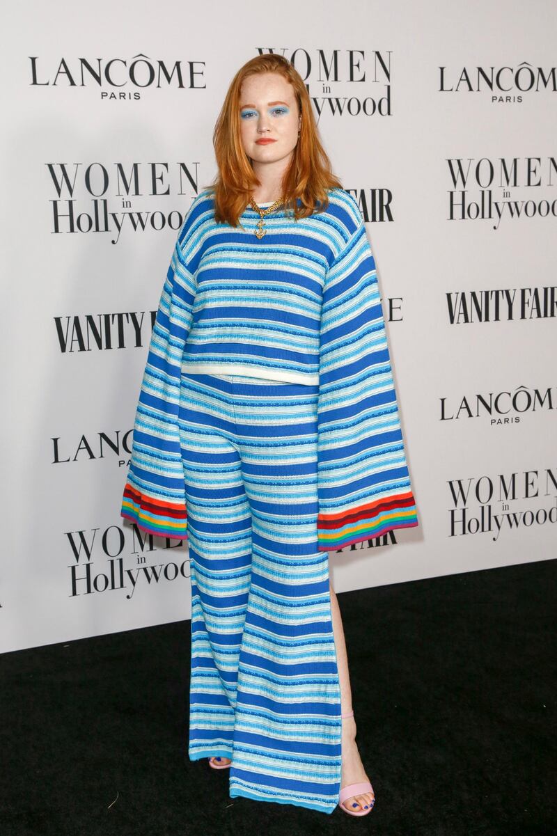 Liv Hewson in All Things Mochi at the Vanity Fair and Lancome Women In Hollywood Celebration at the Soho House in Hollywood. EPA