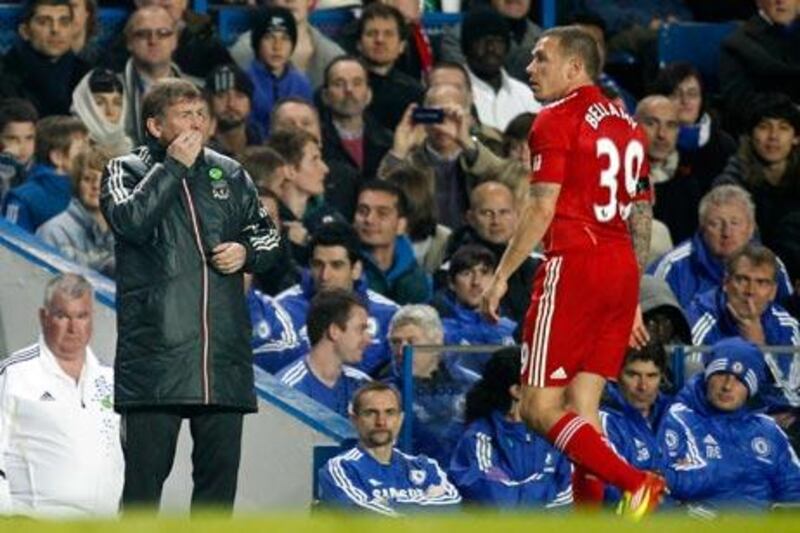 Liverpool’s manager, Kenny Dalglish, left, says Craig Bellamy is a ‘brilliant professional’.