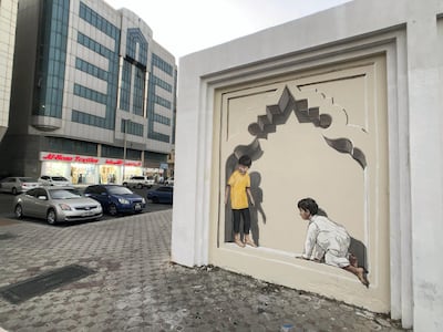 'Kids of Abu Dhabi' by Ernest Zacharevic