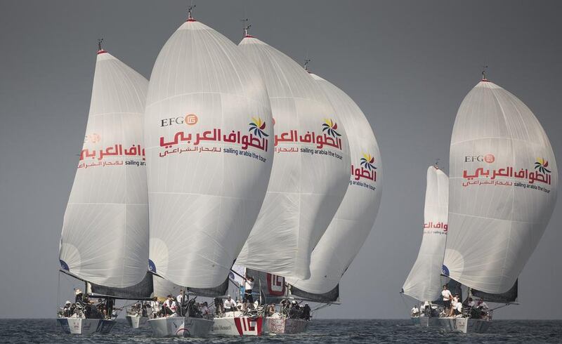 EFG Sailing Arabia The Tour 2015. Photo Courtesy: Hill+Knowlton Strategies