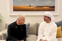 Sheikh Abdullah discusses Gaza crisis with leader of Israeli opposition