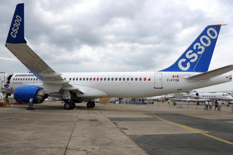 Boeing claims Bombardier has been dumping its CSeries jets on the market at below cost prices. The US commerce department will hear testimony today. Eric Peirmont / AFP 