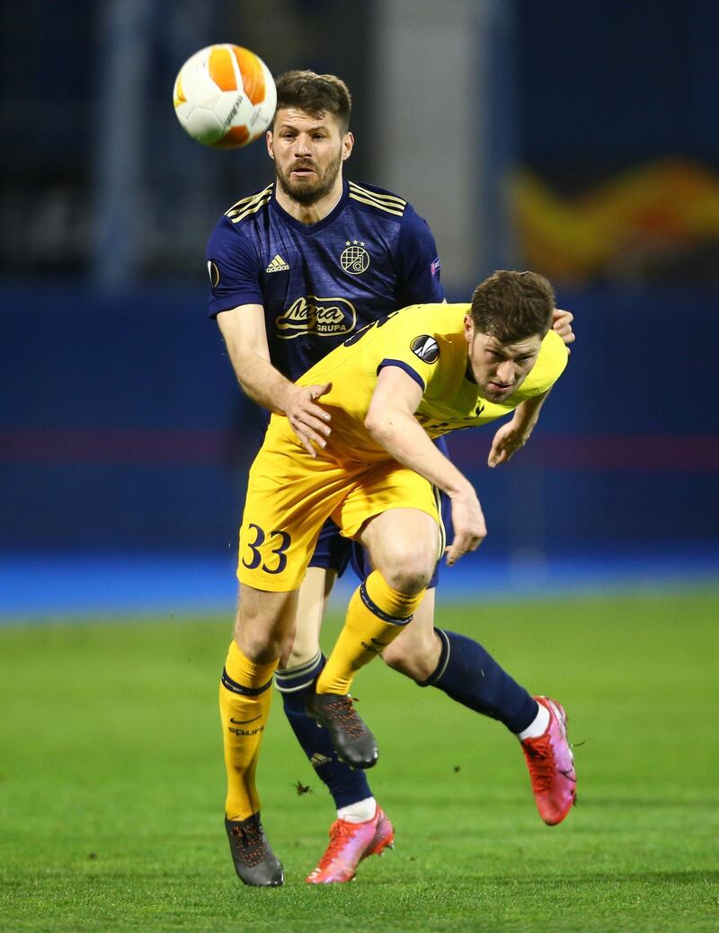 Ben Davies - 6, Was fairly reliable in his defensive work and had the occasional foray forward to help out in attack. Cleared despite being off balance when Orsic got a ball into the box. Reuters