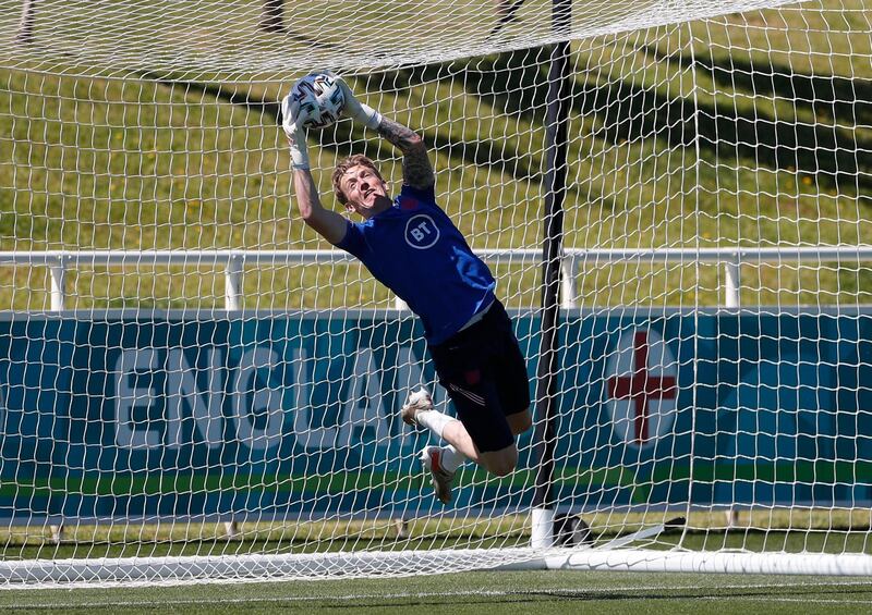 England goalkeeper Jordan Pickford. Reuters