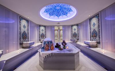 The hammam room at the Ajwa Hotel Sultanamet. Ajwa Hotels