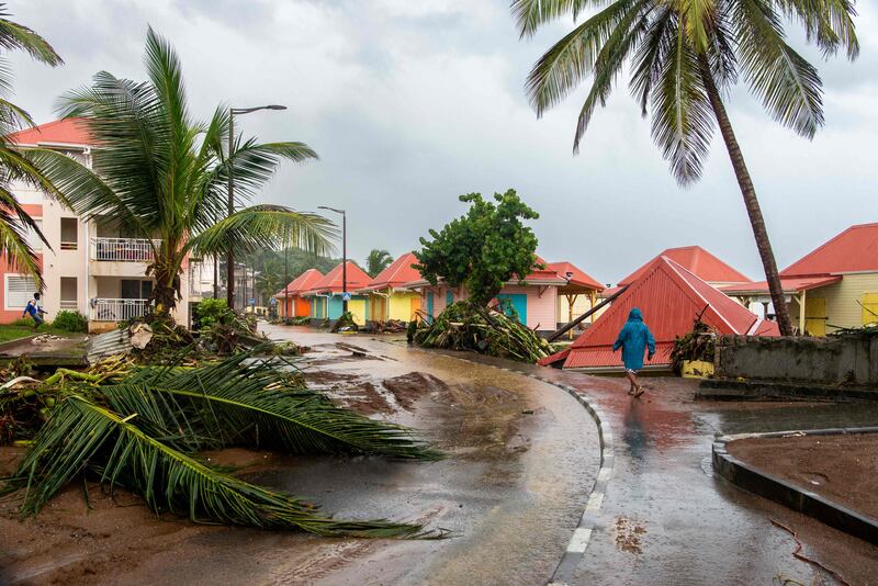 The storm ripped through the archipelago, causing one death, before moving towards Puerto Rico.