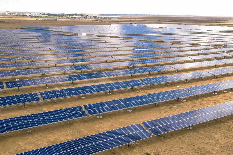 Yellow Door Energy’s solar plant in Jordan. Courtesy Yellow Door Energy